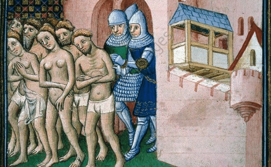 Expulsion of Cathars from Carcassonne in 1209